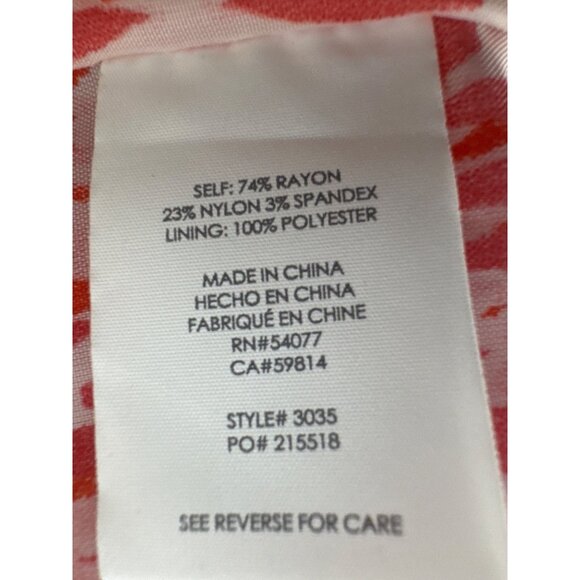 Cabi Lipstick Red Blazer Size 12 Bow Accent & Gold Buttons 3/4 Sleeve Stylish Ja - Picture 7 of 14